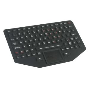 Rubber Waterproof Rugged Silicone Keyboard With Touchpad IP65 Dynamic