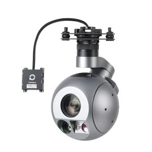 30x EO+IR AI Object tracking gimbal camera LRF With GPS Coordinate Resolving