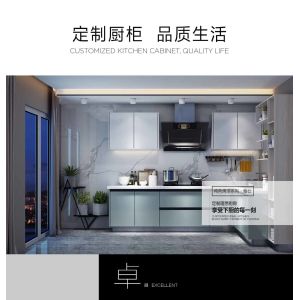 304SS 316SS Solid Stainless Steel Kitchen Cabinet Units L Shaped