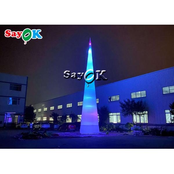 Giant Inflatable LED Cone remote controlled Outdoor Lighting Decoration