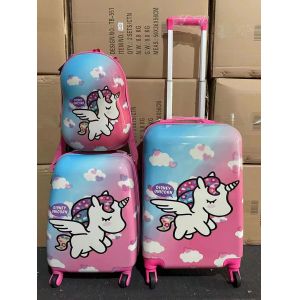 Quality Telescopic Handle Kids Cartoon Luggage Suitcase Multipurpose Sturdy for sale