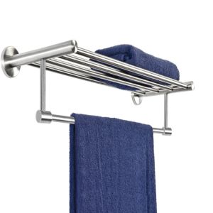 Modern Train Rack Towel Shelf Single Bar Hotel Towel Rack Polishing Surface