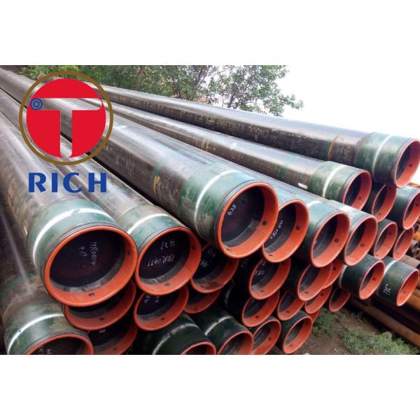 Black Coating Seamless Steel Tube Hot Rolled Non - Alloy For Gas Transportation