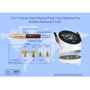 China Ozone Gold Plasma Wrinkle Removal RF Beauty Equipment on sale