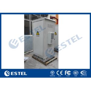 19" Mounting Rack Outdoor Communication Cabinets , Telecom Equipment Cabinet