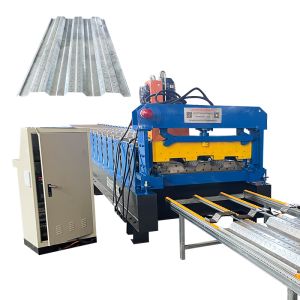 China Floor Deck Metal Sheet Tile Roll Forming Machinery on sale