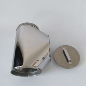 6 Inch 316l Stainless Steel Insulated 90 Degree Tee Fitting Including Drain Cap