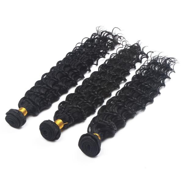 Buy Virgin Malaysian Remy Hair Extensions Deep Wave With Thick Bottom at wholesale prices