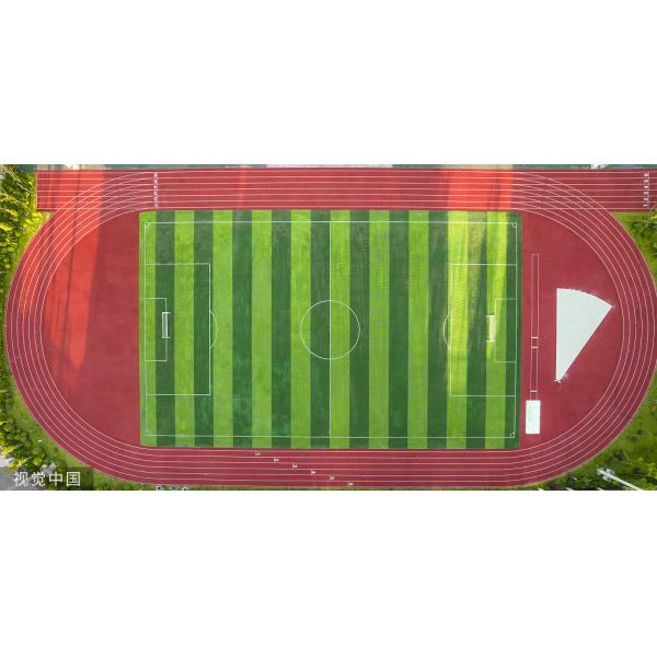 400m Standard Sandwich System Running Track Synthetic Rubber Sport Surfacing