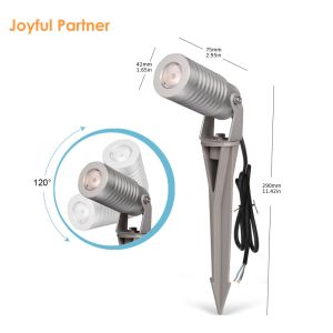 DC 24V 10W Led Spot Spike Yard Light RGBW 4in1 Portable Waterproof Outdoor