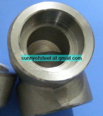 Buy ASME SA-182 ASTM A182 F304 soket weld elbow at wholesale prices