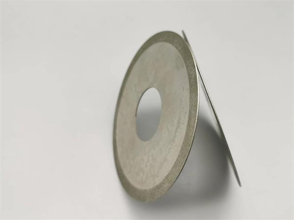 Silver Electroplated Diamond Grinding Wheels Cutting Blade For 1A1 100mm*0.8mm*7mm