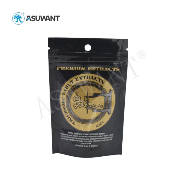 Washable Heat Seal Clear Mylar Smell Proof Zipper Bags Packaging Gravure Printing