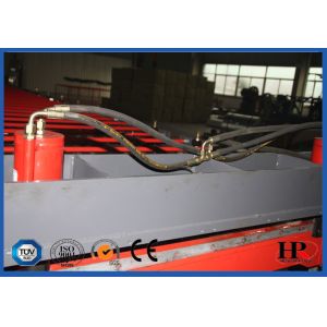 Blue Color High Strength Metal Deck Roll Forming Machine Big Wave Length