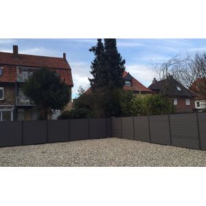 Quality Environmental Protective Solid WPC Fence Panels With High Impact Resistant for sale