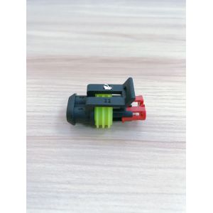 Plastic 2 Pins Waterproof Auto Wire Connectors TS16949 Certification