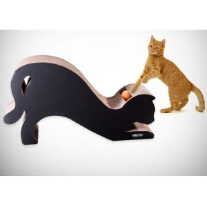 Quality Environmental Friendly Wave Cat Scratcher Sturdy With Stimulating Silver Vine for sale