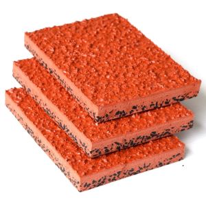 Weather Sports Flooring Outdoor multicolor track flooring material