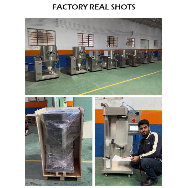 2L/H Atomizer Spray Dryer Spray Drying System Spray Drying Machine for Milk