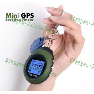 Mini Handheld GPS tracker/Receiver + Location Finder with Keychain