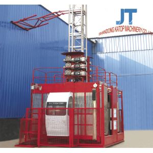 China China offer Double cages construction hoist SC200/200 on sale