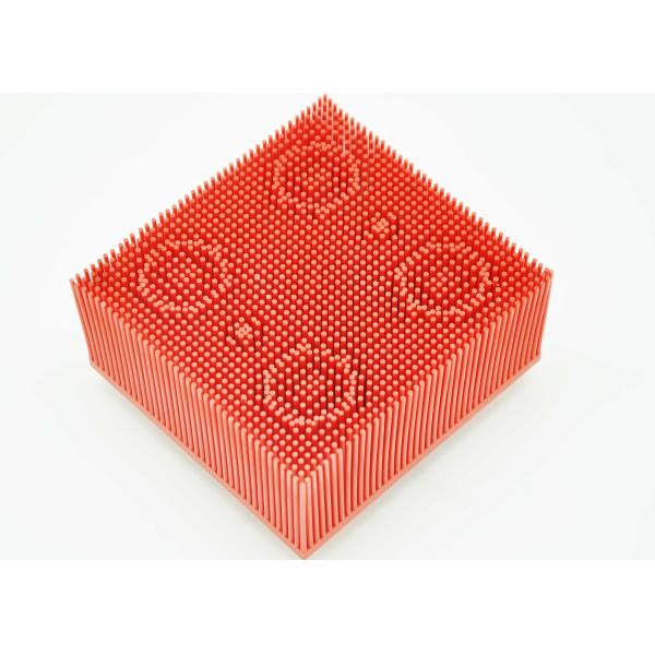 Red Nylon Bristle Round Foot Especially Suitable For Lectra Cutter 702583 / Cutting Machine Parts
