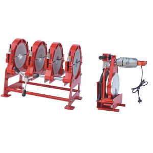 Pvc Pipe Heating HDPE Butt Fusion Welding Machine 4 Clamps 2.3kW