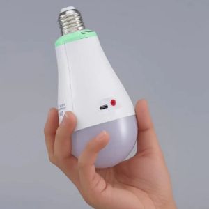 8 Hours Emergency Time Led Rechargeable Emergency Bulb 20w With E27 Base For