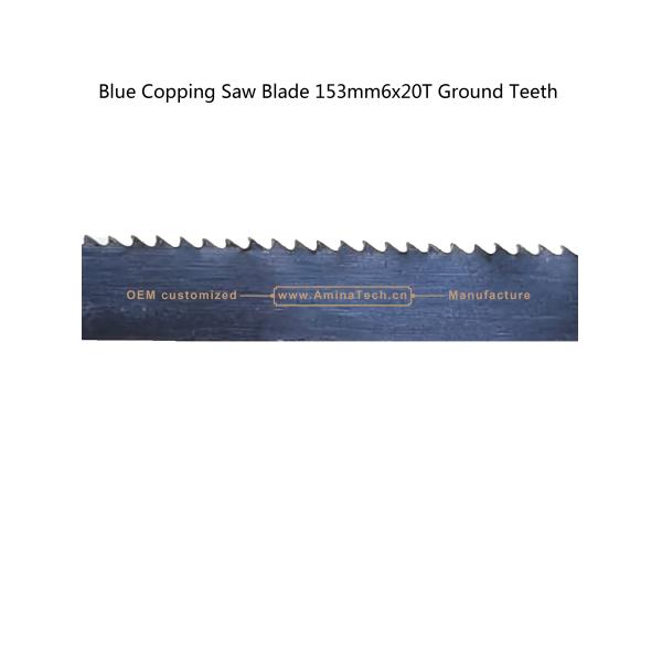 Blue Copping Saw Blade 153mm6x20T Ground Teeth Cutting wood,Plastic,Low-hardness metal