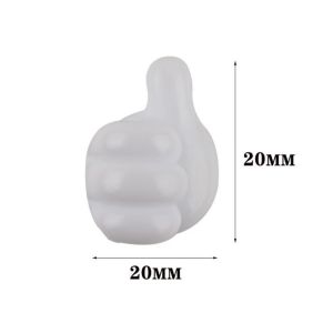 Creative Self Adhesive Thumb Hook for Cable Clip and Key Wall Decoration Hook