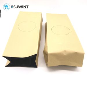 Biodegradable Side Gusset MOPP VMPET Kraft Paper Bag