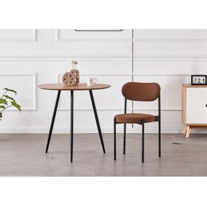 Stackable 43x43x79cm Modern Metal Dining Chairs