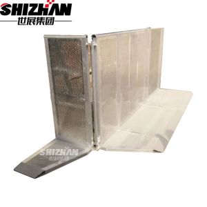 Electric Galvanizing Aluminum Metal Pedestrian Barriers Safety Barricade Fence