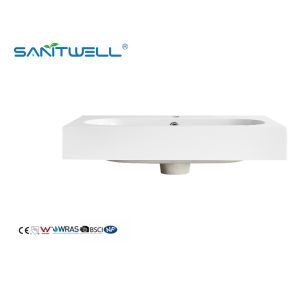 SW6051-590 Wholesale China OEM Acceptable Stone Resin Basins Inside Round Shape