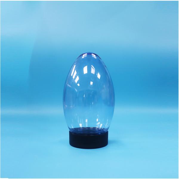 Buy Unique Egg-Shaped Plastic Candy Popcorn Pistachio Nut Jar Upside Down Screw Cap at wholesale prices