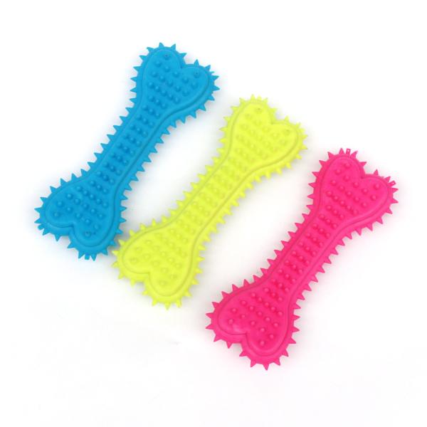 Dogs Pet Toys for Bone Toy Juguetes Para Mascotas Teeth Cleaning Rubber Toothbrush Stick