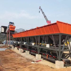 China 35-100m3/H Portable RMC Concrete Batching Plant with JS1500 Twin-shaft Concrete Mixer on sale