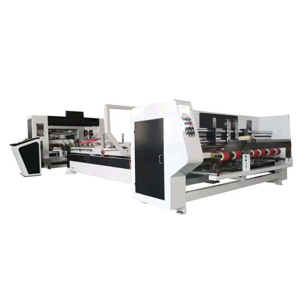 Cardboard Carton Pasting Machine For Box Folding Gluing Making