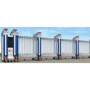 Electric Security Automatic Driveway Retractable Gate 40 Persons / Min