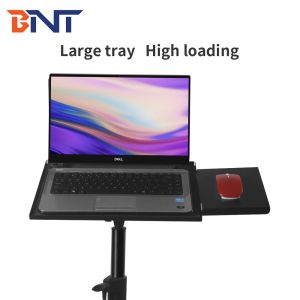 Cold Rolled Steel 110-190cm Braked Wheels Floor Projector Tripod Stand For