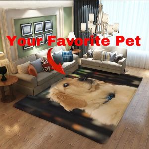 Custom Rug Personalized Add Your Own Logo Image Text Photo Area Carpet Anti Slip