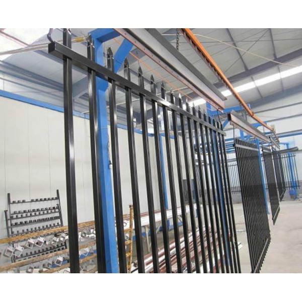 Welded steel fence panels
