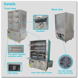 Quality Multifunctional Induction Steamer Cooker 25kw 380V For Restaurant / Hotel for sale