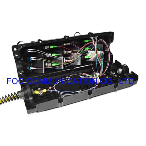 PLC Splitter Fiber Optic Termination Box IP68 Waterproof Easy Installed Pole / Wall Mount