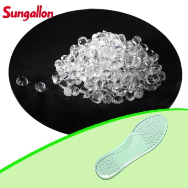 Buy Ultra-Soft Dry Touch Super Transparent TPE Granules for Insoles and Foot Care Products at wholesale prices