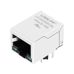 Quality 100Base Magnetic RJ45 Jack J0026D01ENL | LPJ0026BCNL Ethernet Connectivity for sale
