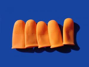 Quality orange thick orange thick antislip finger stall for sale
