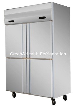 Buy 6 Doors Commercial Stainless Steel Upright Display Freezer With Danfoss Compressor at wholesale prices