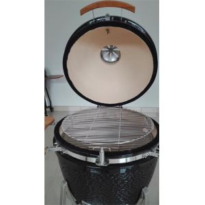 SGS Black Cast Iron Grate Barbeque 24 Inch Kamado Grill