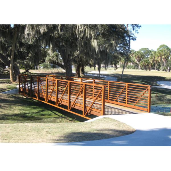 Fast Assembled Prefabricated Steel Pedestrian Bridges / Steel Truss Pedestrian
